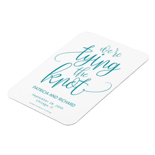 We koppelen de knoop om de datum waarop de foto ni magneet (Linkerzijde)