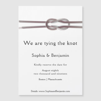 We koppelen de knoop - reserve de datum