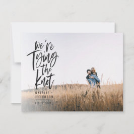 We koppelen de knoop. save the date