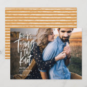 We koppelen de knoop. save the date (Voorkant / Achterkant)