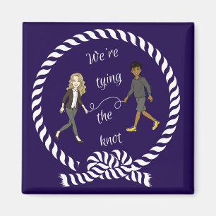 We koppelen de Knot Nautical Colored Anime Magneet