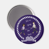 We koppelen de Knot Nautical Colored Anime Magneet (Voorkant / Achterkant)