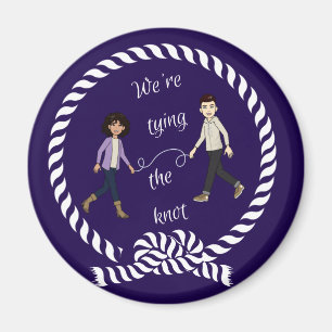 We koppelen de Knot Nautical Colored Anime Magneet