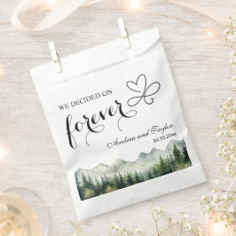 We kozen voor Forever Elegant Bruiloft Bedankzakje