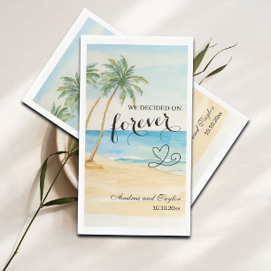 We kozen voor Forever Elegant Bruiloft Servet