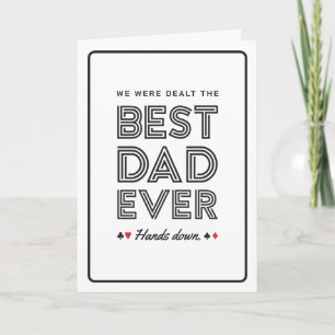 We Kregen de Beste Papa Ooit Verjaardagskaart Kaart