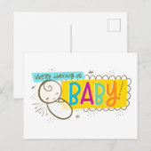 We Krijgen Een Baby Aankondigingskaart (Voorkant / Achterkant)