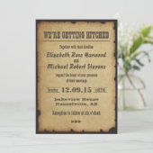 We krijgen een huwelijksuitnodiging kaart (Staand voorkant)