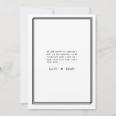 We krijgen een minimalistische Floral foto Kaart (Achterkant)