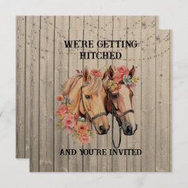 We krijgen een Westerne bruiloft Kaart