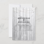 We krijgen een Westerne bruiloft Save The Date (Achterkant)