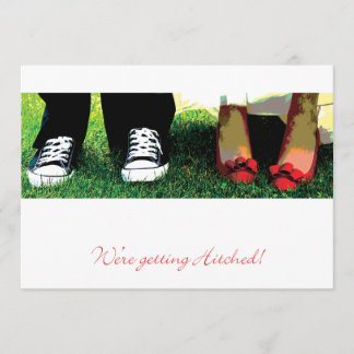 We krijgen Hitched Invite Kaart
