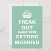 We krijgen huwelijksuitnodigingen kaart (Voorkant)