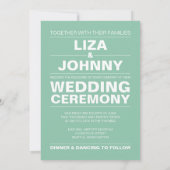 We krijgen huwelijksuitnodigingen kaart (Achterkant)