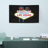 We krijgen Maried in Vegas Spandoek (Beurs)