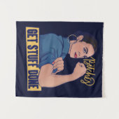 We krijgen spullen van AOC Rosie de riveter. Wandkleed (Voorkant (horizontaal))