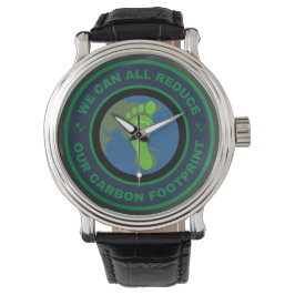 We kunnen allemaal onze CO2-voetafdruk verkleinen Horloge