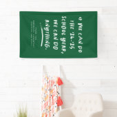 We kunnen alles doen 2025 leraar waardering groen spandoek (Insitu)