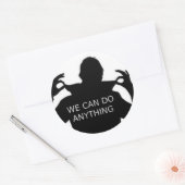 We kunnen alles doen ronde sticker (Envelop)