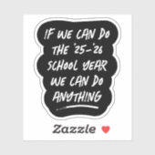 We kunnen alles doen wat inspirerend is voor 2021  sticker (Vel)