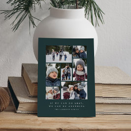 We kunnen alles inspirerend fotocollage doen feestdagenkaart