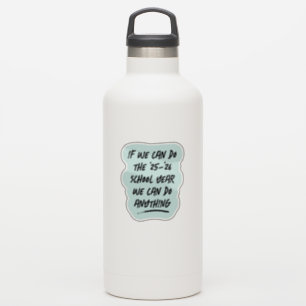 We kunnen alles schattig inspirerend jaar doen sticker