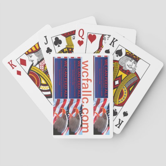 We kunnen alles voeden pokerkaarten (Achterkant)