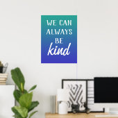 "We kunnen altijd vriendelijk zijn" Poster (Thuiskantoor)
