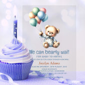 We kunnen Baby shower afwachten Acryl Uitnodigingen