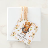 We kunnen Baby shower afwachten Bedankjes Labels (In situ)