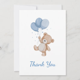 We kunnen Baby shower afwachten Bedankkaart