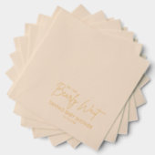 We kunnen Baby shower afwachten Folie Servetten (Insitu (Gestapeld))