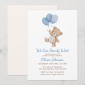 We kunnen Baby shower afwachten Kaart (Voorkant / Achterkant)