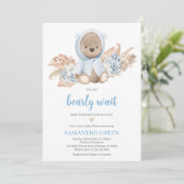 We kunnen Baby shower afwachten Kaart (Staand voorkant)