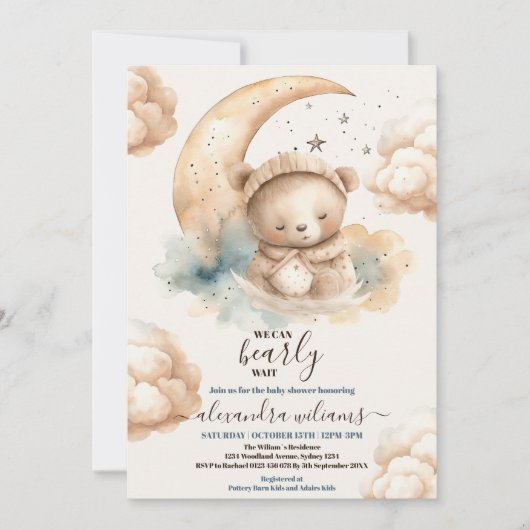 We kunnen Baby shower afwachten Kaart (Voorkant)