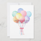 We kunnen Baby shower afwachten Kaart (Achterkant)