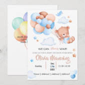 We kunnen Baby shower afwachten Kaart (Voorkant / Achterkant)