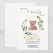 We kunnen Baby shower afwachten Kaart (Voorkant / Achterkant)