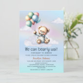 We kunnen Baby shower afwachten Kaart (Staand voorkant)