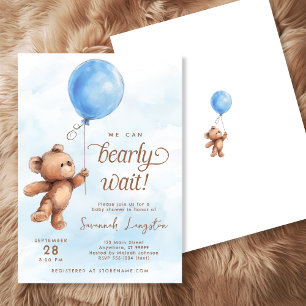We kunnen Baby shower afwachten Kaart