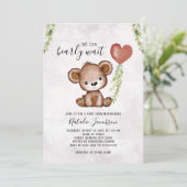 We kunnen Baby shower afwachten Kaart (Staand voorkant)