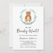 We kunnen Baby shower afwachten Kaart (Voorkant)