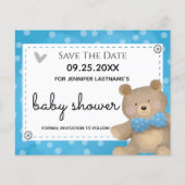 We kunnen Baby shower afwachten met de datum invul (Voorkant)