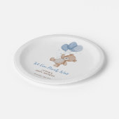 We kunnen Baby shower afwachten Papieren Bordje (Gekanteld)