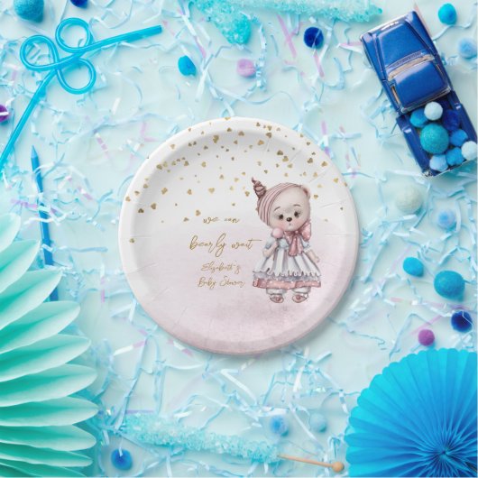 We kunnen Baby shower afwachten Papieren Bordje (Feest)