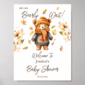 We kunnen Baby shower afwachten Poster (Voorkant)