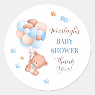 We kunnen Baby shower afwachten Ronde Sticker
