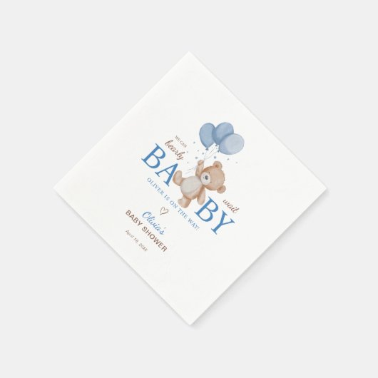 We kunnen Baby shower afwachten Servet (Hoek)