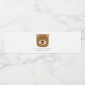 We kunnen Baby shower afwachten Waterfles Etiket (Enkel label)