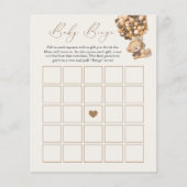We kunnen Baby shower Bingo Game wachten (Voorkant)